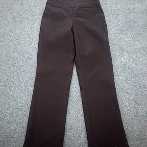 Navy Straight-Leg Pants